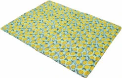 Rosewood Lemon Print Rectangular Dog Cool Mat