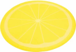 Rosewood Lemon Print Round Dog Cool Mat