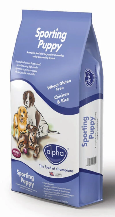 Alpha Sporting Puppy Chicken Dog Food 3 Alpha Sporting Puppy Chicken Dog Food