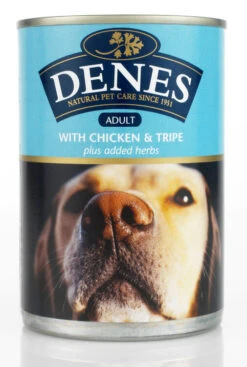 12 X Denes Dog Adult With Chicken & Tripe + Herbs 400g