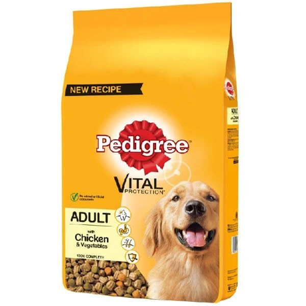 Pedigree Vital Protection Chicken And Vegetables Dry Dog Food 3 Pedigree Vital Protection Chicken And Vegetables Dry Dog Food