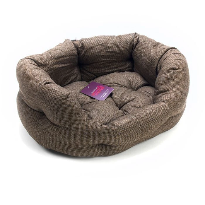 Great&Small Brown Tweed Fibre Slumber Dog Bed 3 Great&Small Brown Tweed Fibre Slumber Dog Bed