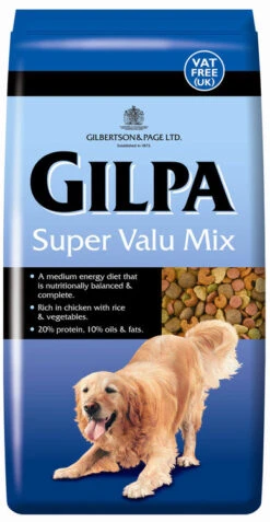Gilpa Super Value Dog Mix Chicken, Rice & Veg Working Dog Food