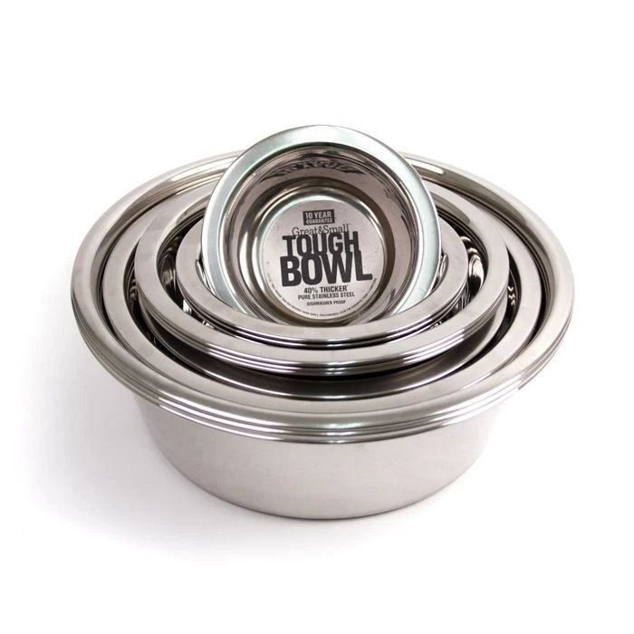 Great&Small 100% Pure Stainless Steel Tough Bowl 3 Great&Small 100% Pure Stainless Steel Tough Bowl