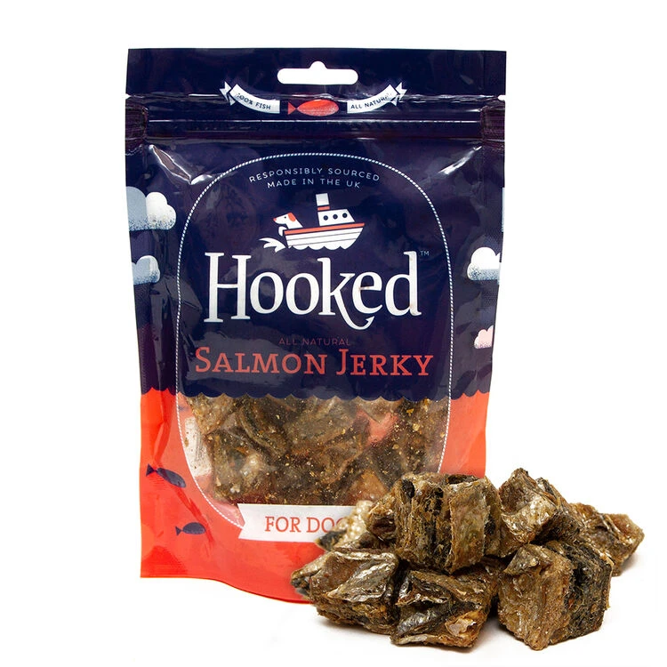 Hooked 100% Natural Salmon Jerky 3 Hooked 100% Natural Salmon Jerky