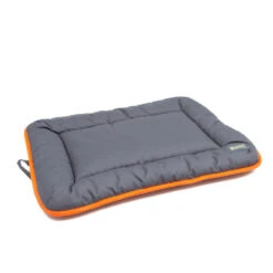 Great&Small Active Crate Mat Grey With Orange Trim