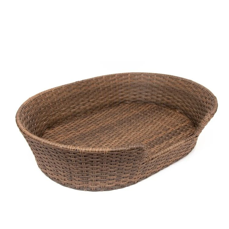 Great&Small Penrose Rattan Resin Wicker Pet Bed 3 Great&Small Penrose Rattan Resin Wicker Pet Bed