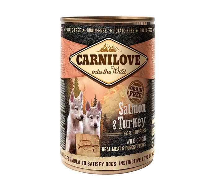 Carnilove Salmon & Turkey Wet Puppy Food 3 Carnilove Salmon & Turkey Wet Puppy Food