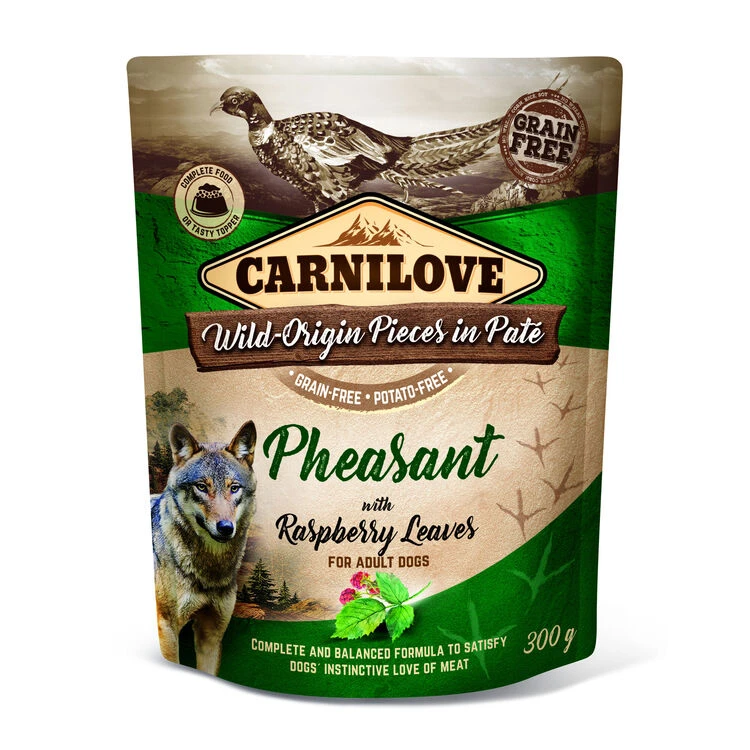 Carnilove Pheasant With Raspberry Leaves Wet Dog Food 3 Carnilove Pheasant With Raspberry Leaves Wet Dog Food