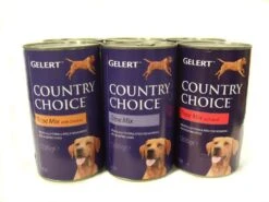 6 X 1200g Gelert Country Choice Tripe Mix Wet Dog Food Variety Pack