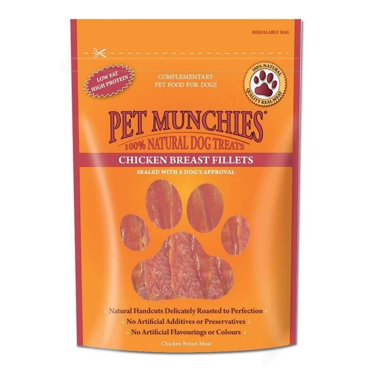 Pet Munchies Natural Chicken Breast Fillets Dog Treats 6 Pet Munchies Natural Chicken Breast Fillets Dog Treats - Image 4