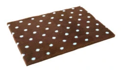 Non Slip Vetbed Brown Polka Dot