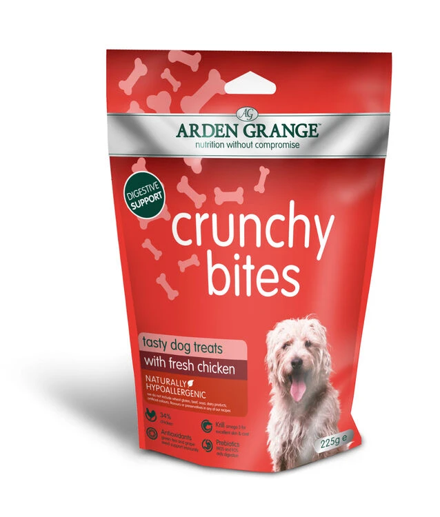 Arden Grange Crunchy Bites Hypoallergenic Chicken Dog Treats - 5kg 3 Arden Grange Crunchy Bites Hypoallergenic Chicken Dog Treats - 5kg