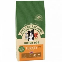 JAMES WELLBELOVED Turkey & Rice Kibble Junior 2kg