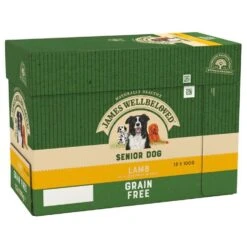 JAMES WELLBELOVED Grain Free Lamb Pouch Senior 12x100g