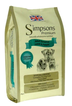 Simpsons Premium Adult Sensitive Lamb & Potato Dry Dog Food