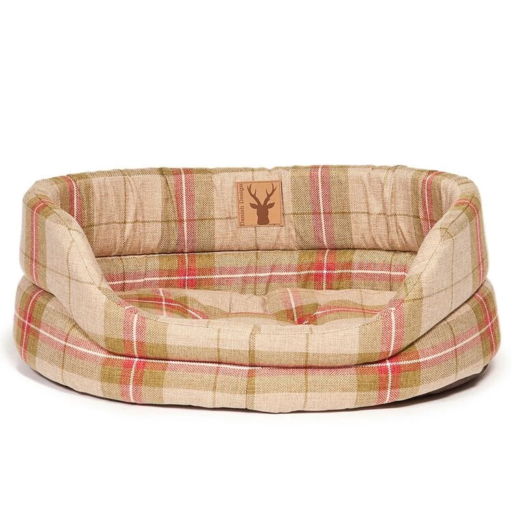 Danish Design Newton Tartan Moss Slumber Dog Bed 3 Danish Design Newton Tartan Moss Slumber Dog Bed