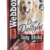 60 X Webbox Dogs Delight Large Dog Sticks Beef -Danish Design || Scruffs || Great&Small Sales 51639