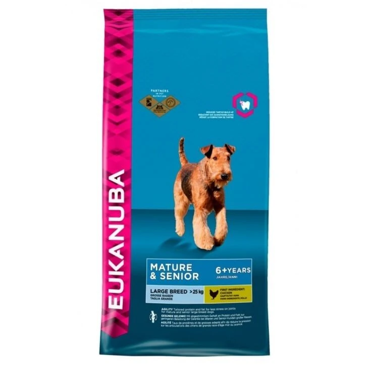 Eukanuba Dog Senior & Mature Large Breed Chicken 12kg 3 Eukanuba Dog Senior & Mature Large Breed Chicken 12kg