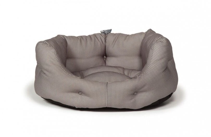 Danish Design Vintage Grey Dogstooth Deluxe Slumber Bed 3 Danish Design Vintage Grey Dogstooth Deluxe Slumber Bed