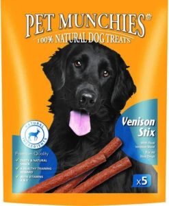 Pet Munchies Natural Dog Treat Venison Stix -Danish Design || Scruffs || Great&Small Sales 57499