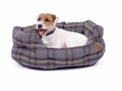 Petface Grey Tweed Oval Bed -Danish Design || Scruffs || Great&Small Sales 59b2b2c07d8277.05352096