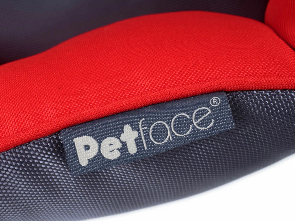 Petface Oxford Oval Bed Red 6 Petface Oxford Oval Bed Red - Image 4