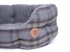 Petface Grey Tweed Oval Bed -Danish Design || Scruffs || Great&Small Sales 5a1c31e941e7b0.67205104