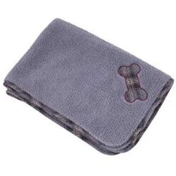 Petface Grey Tweed Comforter Blanket