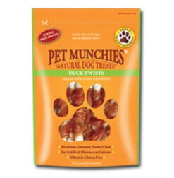 Pet Munchies Natural Dog Treat Duck Twists