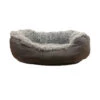 Rosewood 40 Winks Oval Bed Grey Lion Faux Suede 1 Rosewood 40 Winks Oval Bed Grey Lion Faux Suede -Danish Design || Scruffs || Great&Small Sales 60570