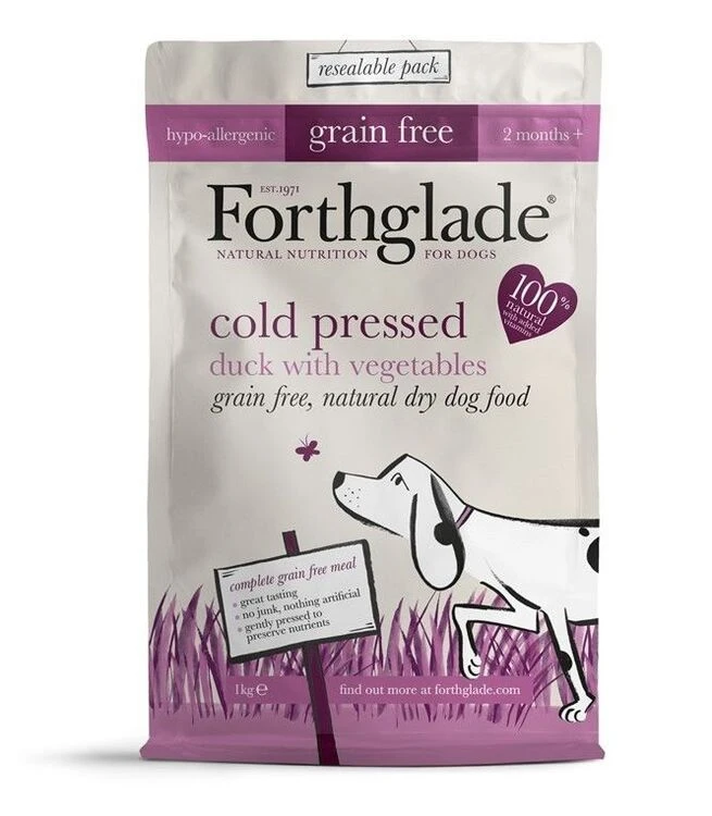 Forthglade Dog Cold Pressed Dry Dog Food Duck - Grain Free 3 Forthglade Dog Cold Pressed Dry Dog Food Duck - Grain Free
