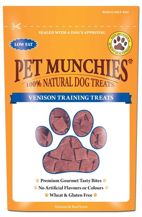 Pet Munchies Natural Venison Dog Training Treat 3 Pet Munchies Natural Venison Dog Training Treat