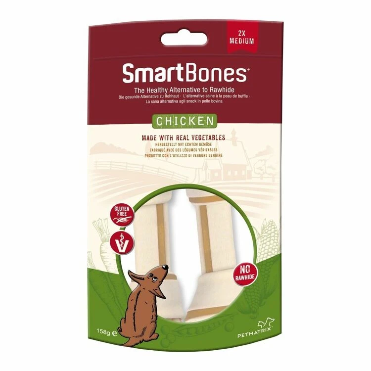 SmartBones Chews Chicken Flavour Medium Breed 4 SmartBones Chews Chicken Flavour Medium Breed - Image 2