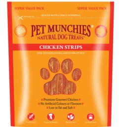 Pet Munchies Natural Chicken Strips Dog Treats 6 Pet Munchies Natural Chicken Strips Dog Treats -Danish Design || Scruffs || Great&Small Sales 62129