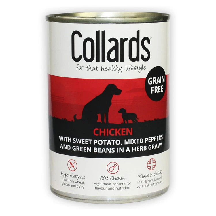 12 X Collards Grain Free Chicken In Gravy Wet Dog Food 390g 3 12 X Collards Grain Free Chicken In Gravy Wet Dog Food 390g