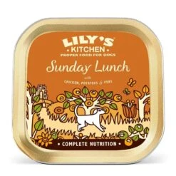 10 X 150g Lily's Kitchen Wet Dog Tray Sunday Lunch