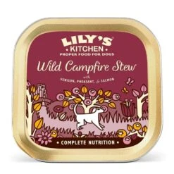 10 X 150g Lily's Kitchen Wet Dog Tray Wild Campfire Stew