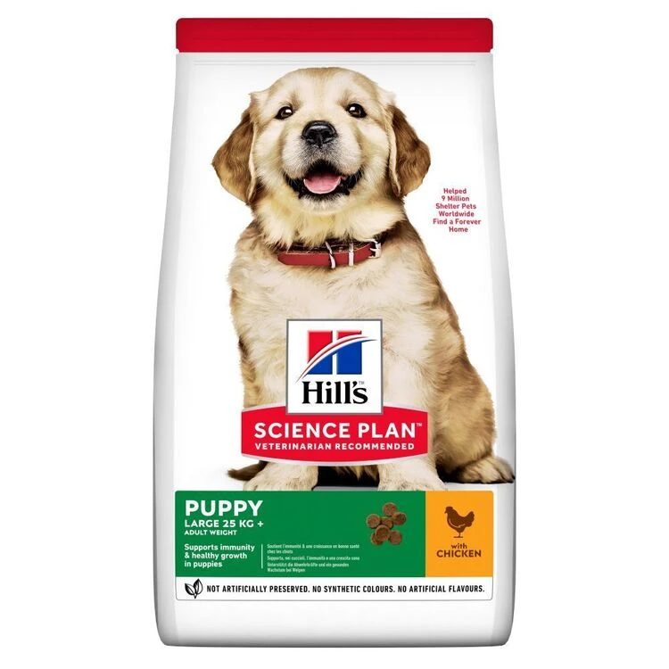 HILL'S SCIENCE PLAN Puppy Large Breed Dry Dog Food Chicken Flavour 12kg 3 HILL'S SCIENCE PLAN Puppy Large Breed Dry Dog Food Chicken Flavour 12kg