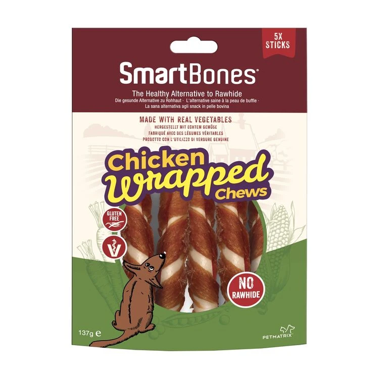 10 X Smartbones Chicken Wrapped Sticks (5 Pack) 3 10 X Smartbones Chicken Wrapped Sticks (5 Pack)