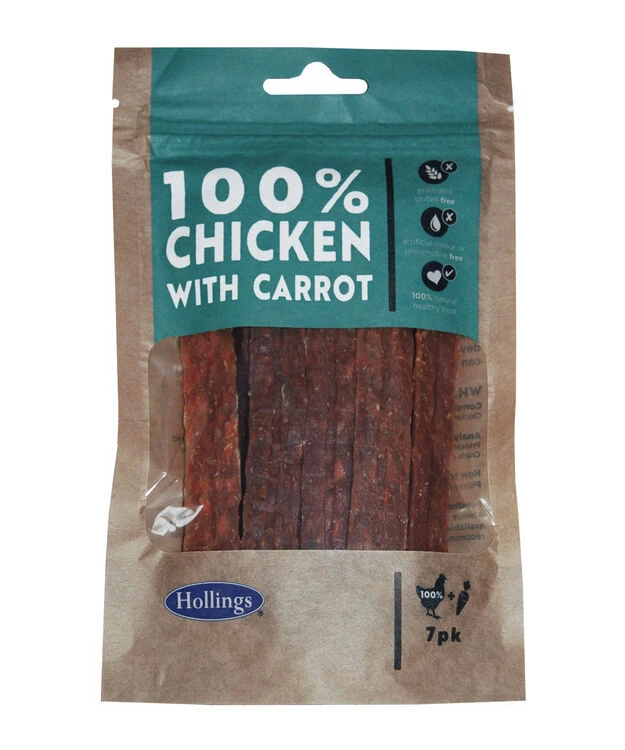 Hollings Chicken & Carrot Bars For Dogs 3 Hollings Chicken & Carrot Bars For Dogs