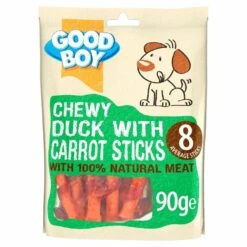 Good Boy Pawsley & Co Chewy Duck With Carrot Sticks Dog Treat 5 Good Boy Pawsley & Co Chewy Duck With Carrot Sticks Dog Treat -Danish Design || Scruffs || Great&Small Sales 672695