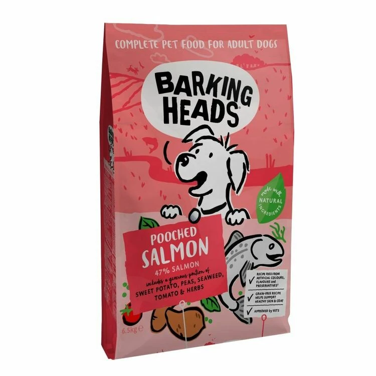 Barking Heads Pooched Salmon Dog Food 6.5kg 3 Barking Heads Pooched Salmon Dog Food 6.5kg