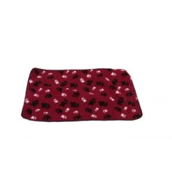 AniMate Dog Blanket In Red Paw Print 5 AniMate Dog Blanket In Red Paw Print -Danish Design || Scruffs || Great&Small Sales 741832
