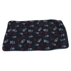 AniMate Blanket Navy Paw Large