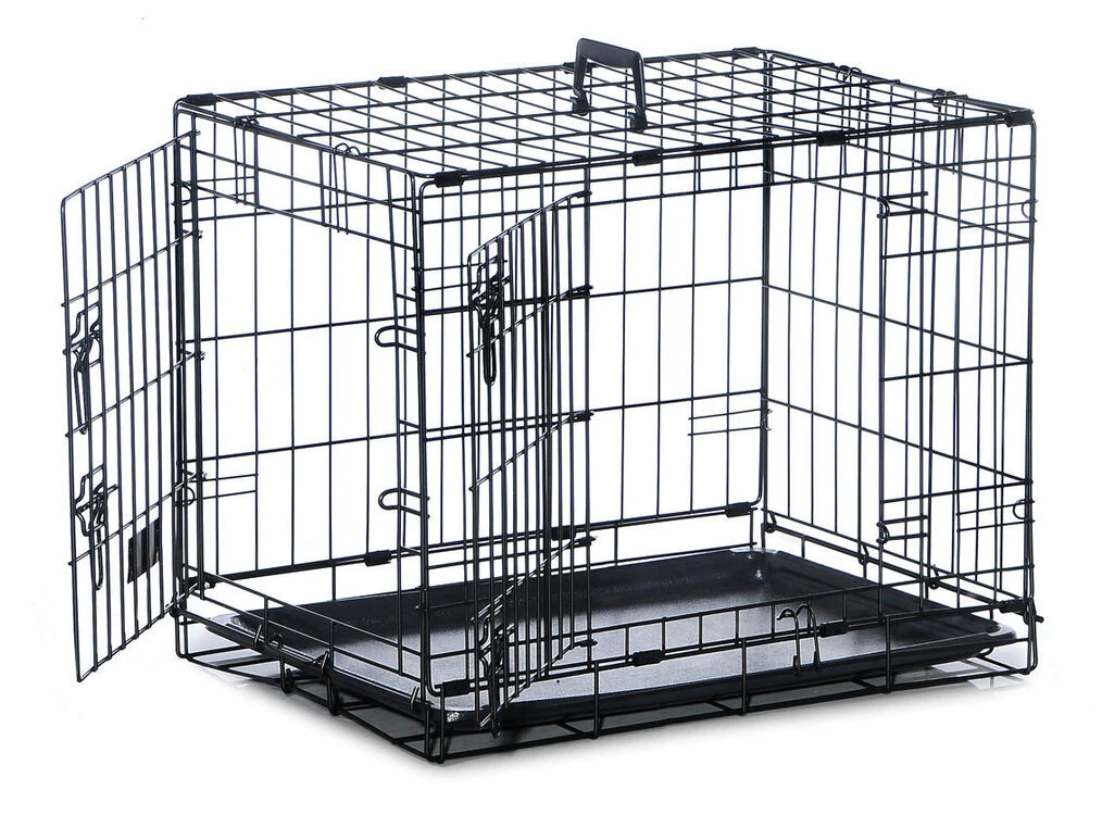Sharples 'N' Grant Folding Two Door Dog Crate Cage 3 Sharples 'N' Grant Folding Two Door Dog Crate Cage