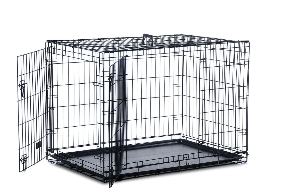 Sharples 'N' Grant Folding Two Door Dog Crate Cage 4 Sharples 'N' Grant Folding Two Door Dog Crate Cage - Image 2