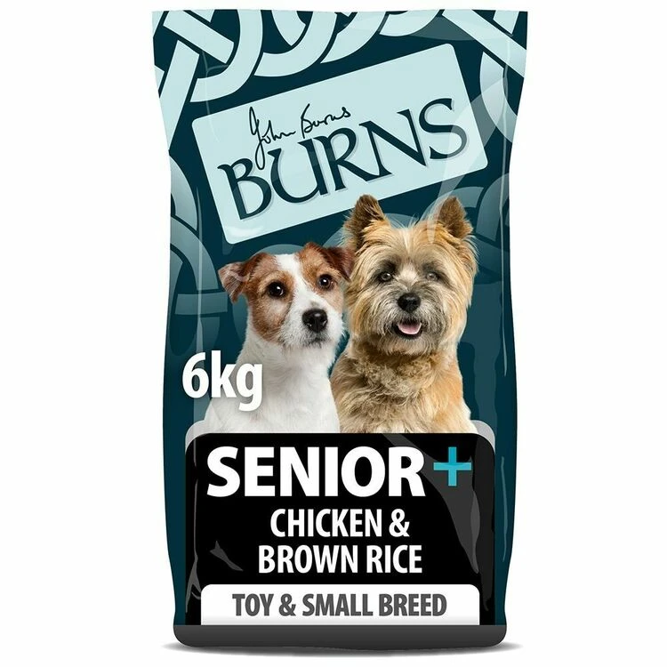 Burns Senior+ Toy & Small Breed - Chicken & Brown Rice Dog Food 3 Burns Senior+ Toy & Small Breed - Chicken & Brown Rice Dog Food
