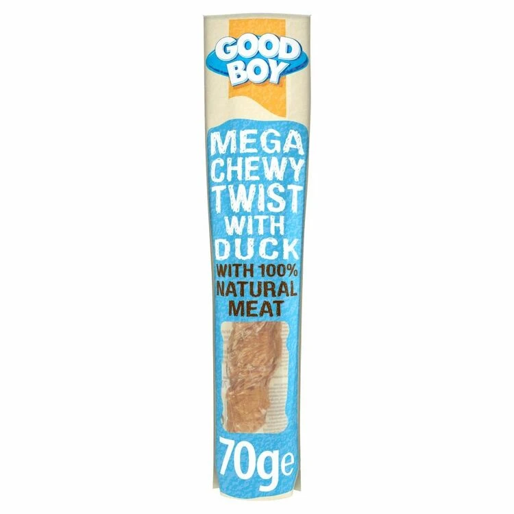Good Boy Pawsley & Co Mega Chewy Twist With Duck Dog Treat 4 Good Boy Pawsley & Co Mega Chewy Twist With Duck Dog Treat - Image 2