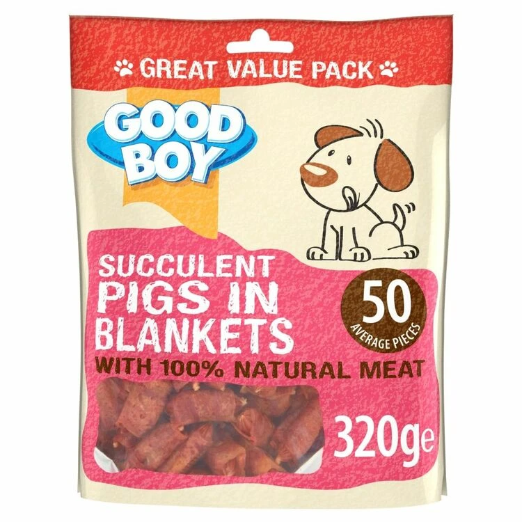 Good Boy Pawsley & Co Succulent Pigs In Blankets Dog Treats 3 Good Boy Pawsley & Co Succulent Pigs In Blankets Dog Treats